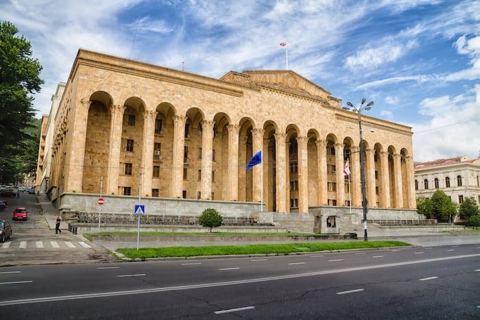 How to start an offshore company in Tbilisi, Georgia, parliament building