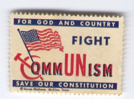 American government propaganda says defeat communism but they don't