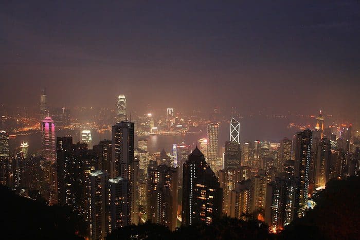 View of Hong Kong harbor and Central, perfect place for a Hong Kong offshore corporation