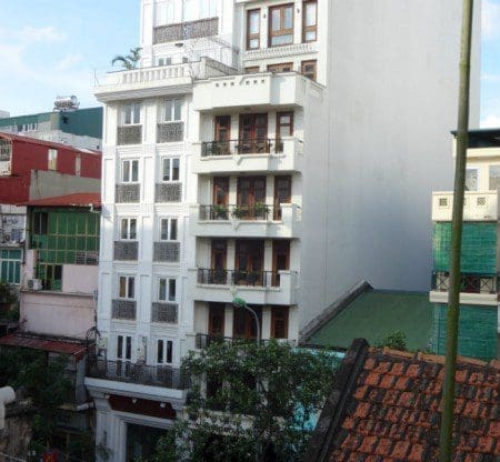 Hanoi Vietnam tube house shows crazy ancient Vietnam property tax scheme