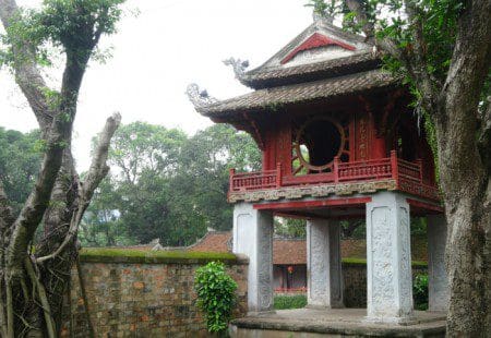 Temple of Literature in Hanoi Vietnam a gold place for gold storage or gold confiscation
