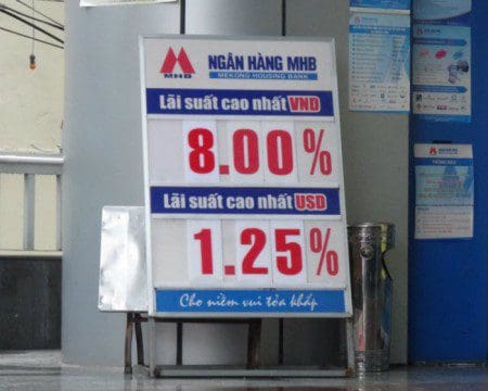 Vietnam bank interest rates in dong