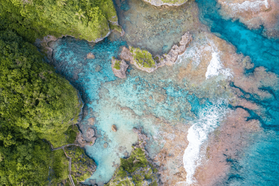 Niue choral reef