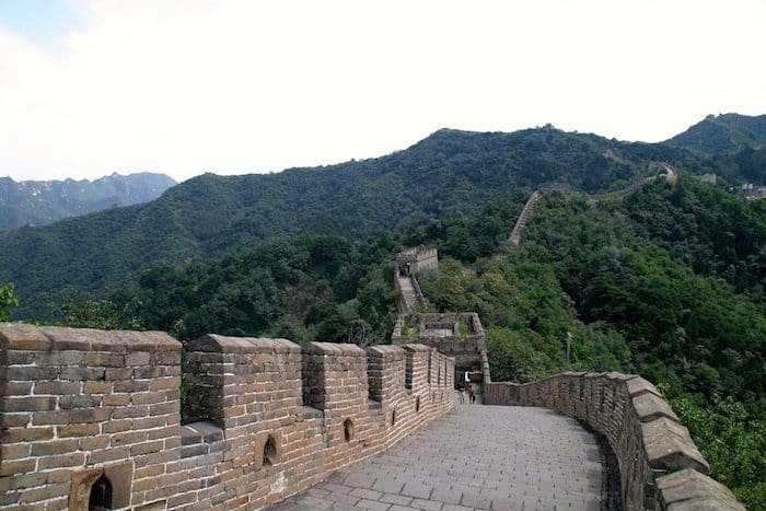 Great Wall of China and best places for business based on trust