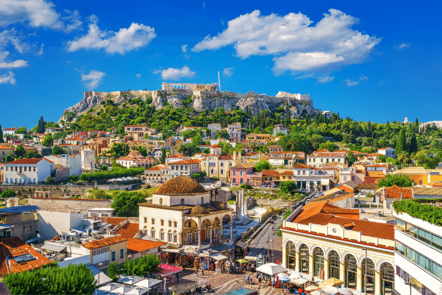 Acropolis in Athens Greece