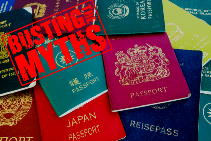 second passport myths and scams