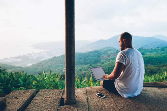 Taxes for Freelancers and Solopreneurs - Man in Bali