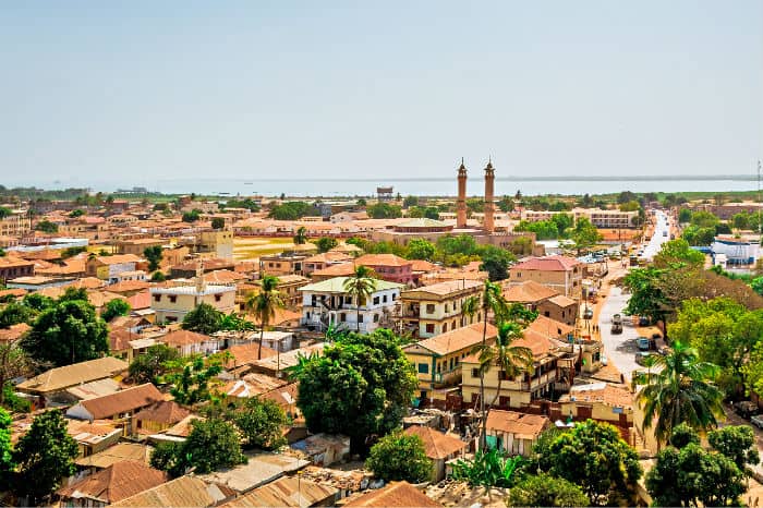 African frontier market of The Gambia