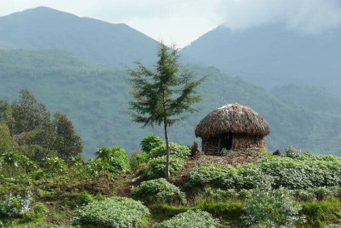 African frontier market of Rwanda