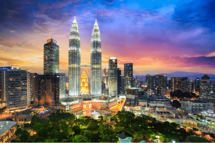 Kuala Lumpur at night