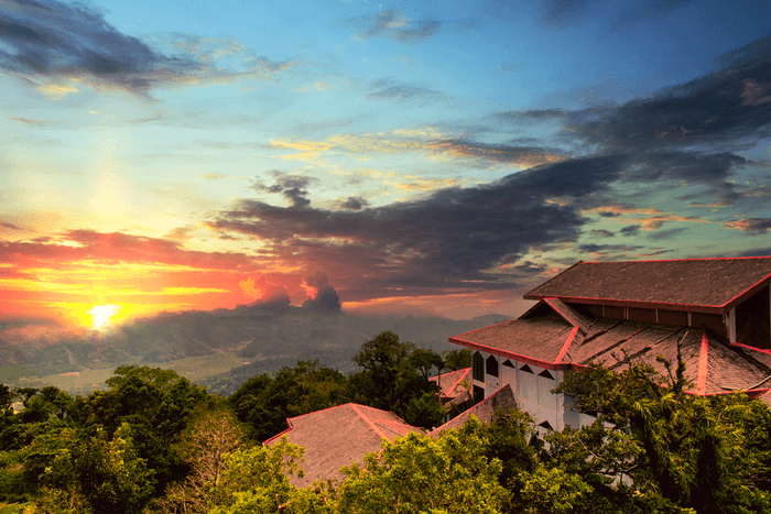 Beautiful sunset in Langkawi, Malaysia