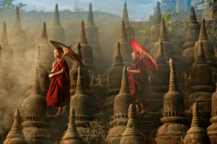 Myanmar Buddhist Monks