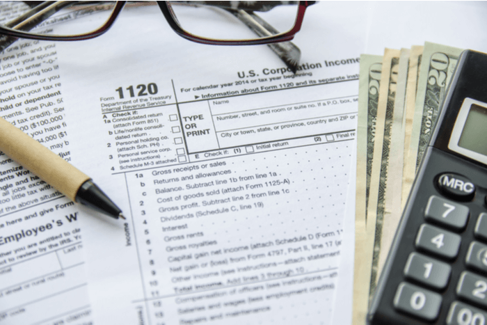 US Corporate Tax Form 1120