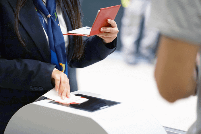 Airline Checking Passport