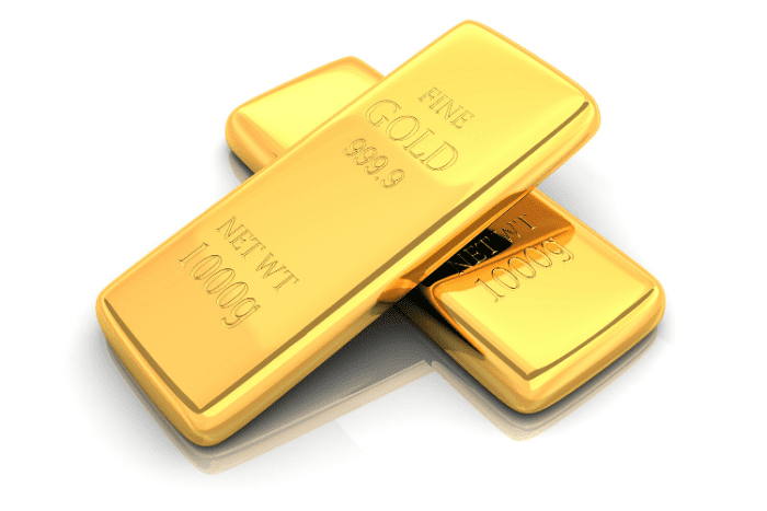 Offshore gold bar - Two one-kilogram fine gold bars