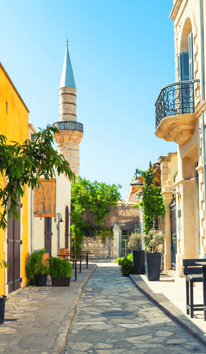 Cyprus citizenship by investment - Picture Minaret of the grand mosque Cami Kebir