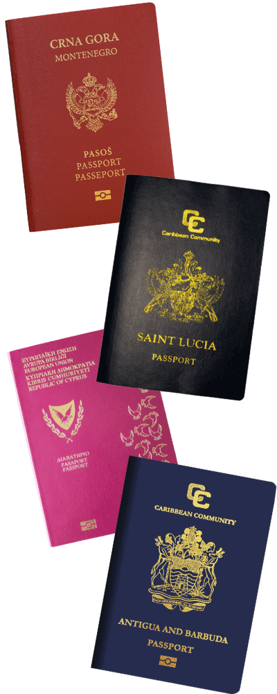 Passport Collage - Citizenship by Investment