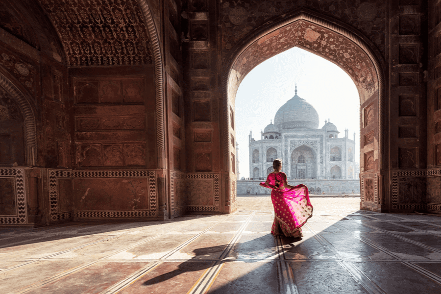 Taj Mahal, Agra, Uttar Pradesh, India