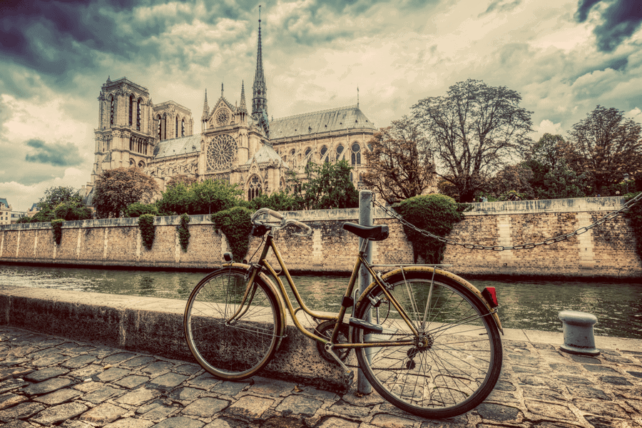 Notre Dame Seine River France