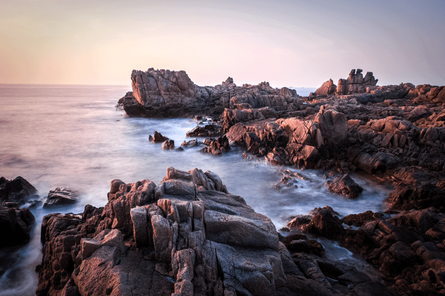 Sunset at Grande Rocques, Guernsey, Channel Islands