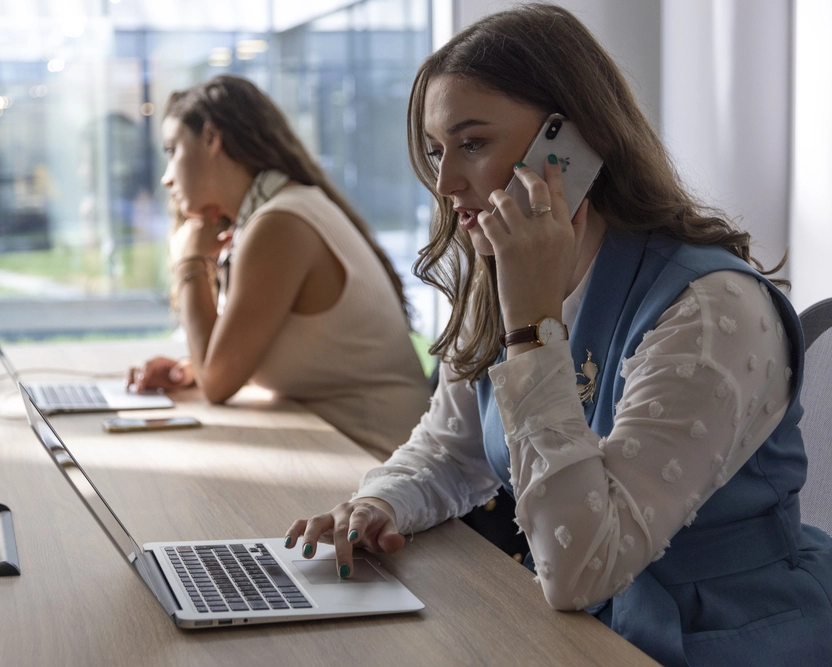 Nomad Capitalist team on the phone with a client