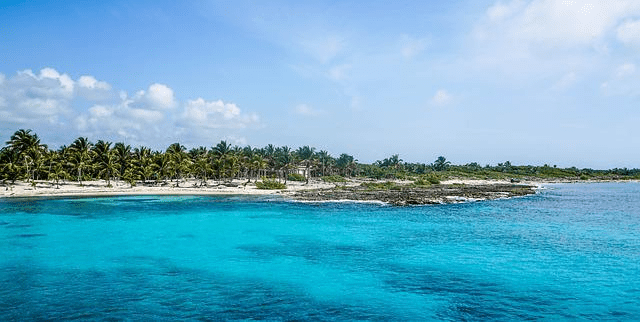 Cozumel island is one of the more popular best beach towns on Mexico's pacific coast.