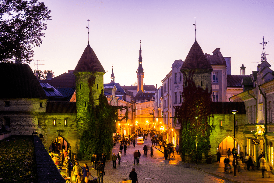 Estonia, Tallinn, historic center