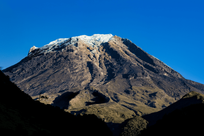 The Andes mountains