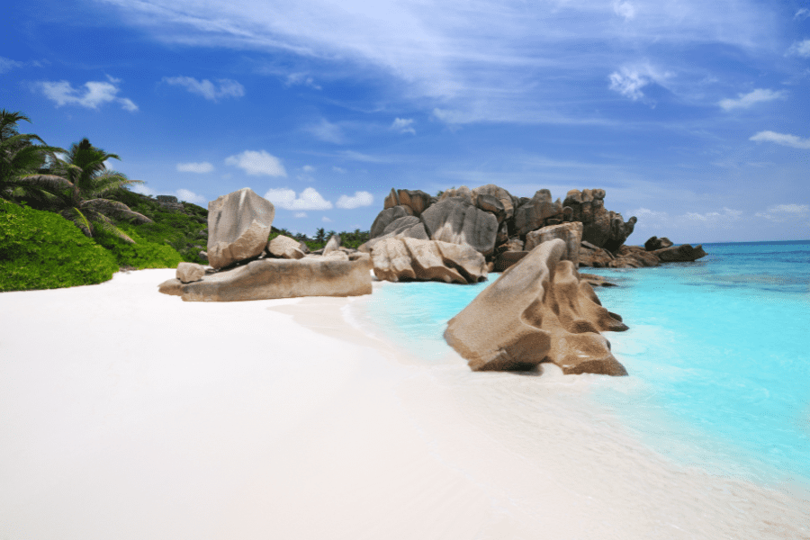 Seychelle islands have some of the best beaches in the world