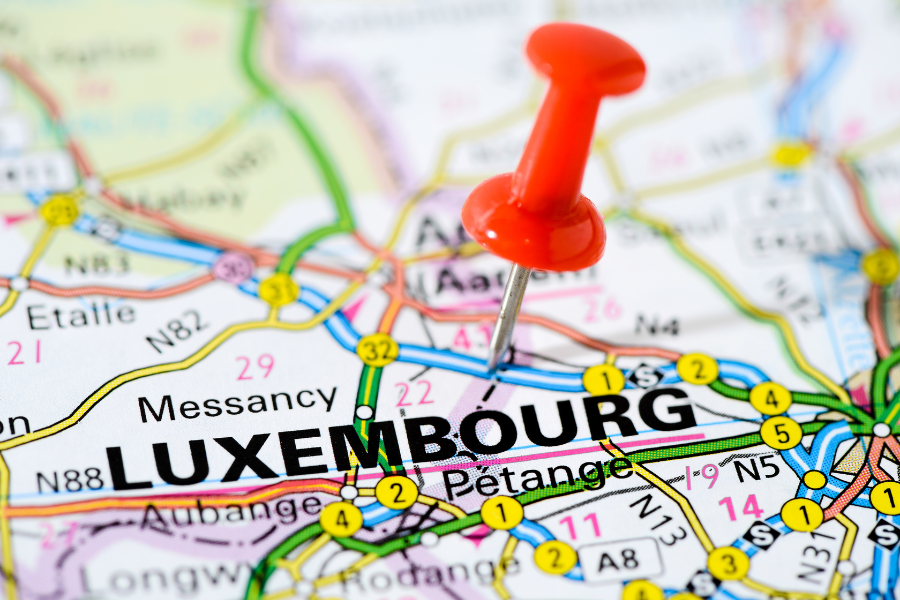 luxembourg, luxenburg, map