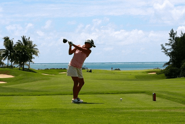 Enjoy Mexican coast and jungle views as you play a round of golf.