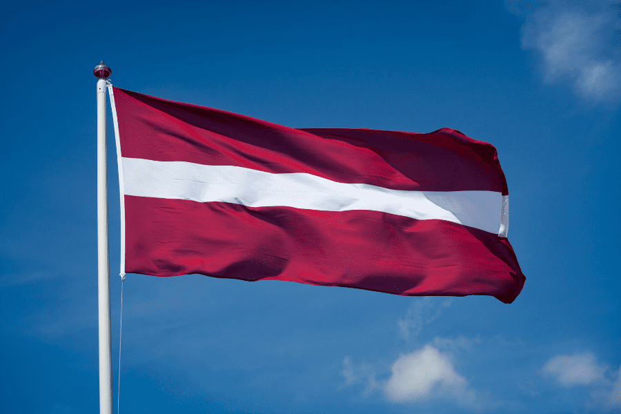 Latvian flag