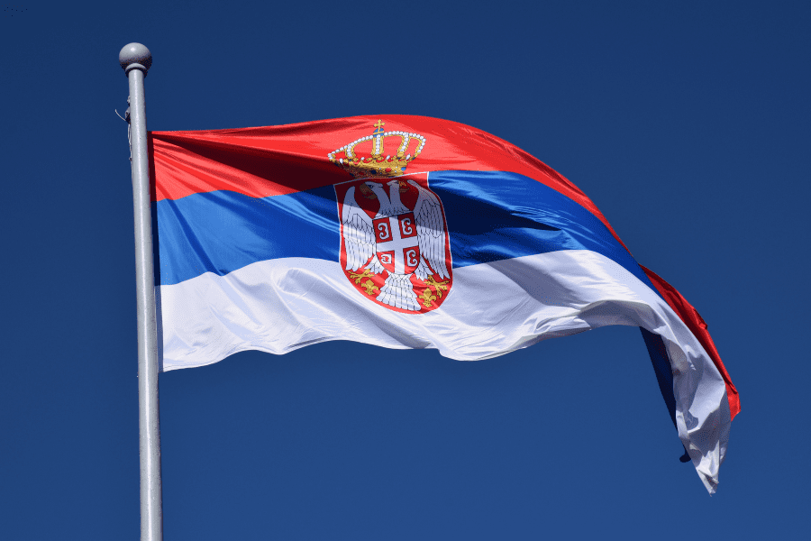 Serbian flag