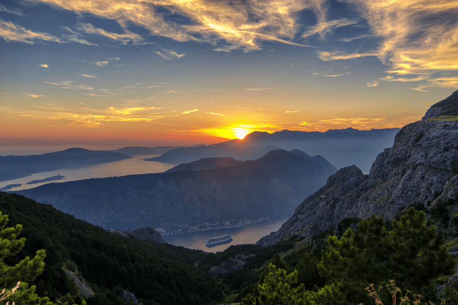 Watching the sun go down could become a hobby in Montenegro